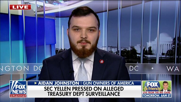 Alleged Treasury Dept surveillance on gun owners is a ‘total violation’ of their rights: Aidan Johnston